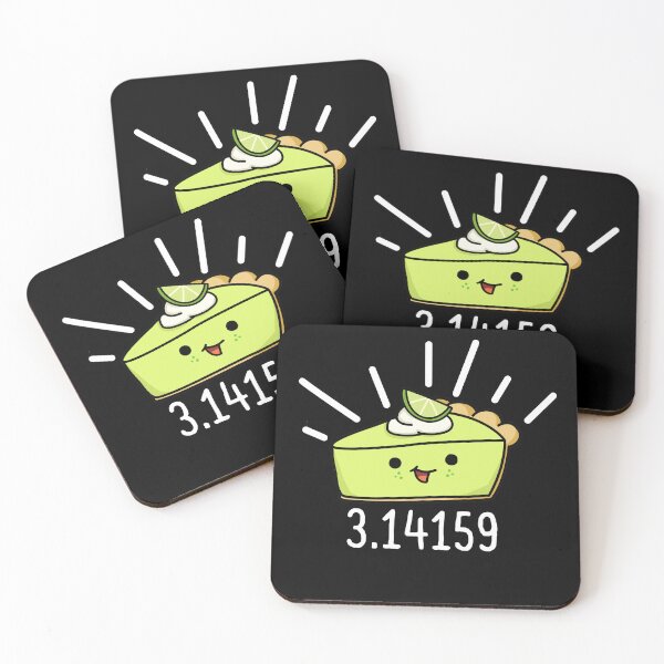 Item preview, Math Pi Number Funny Pie Puns (Dark BG) designed and sold by punnybone.