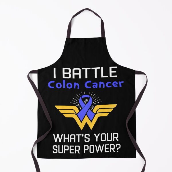 Item preview, I Battle Colon Cancer What's Your Super Power Support Colon Cancer Warrior Gifts  designed and sold by Sabfit.
