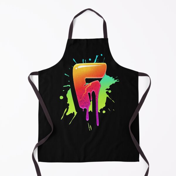 Item preview, Graffiti Letters F Letter Colorful Paint Splash Style designed and sold by ToTheNextLetter.