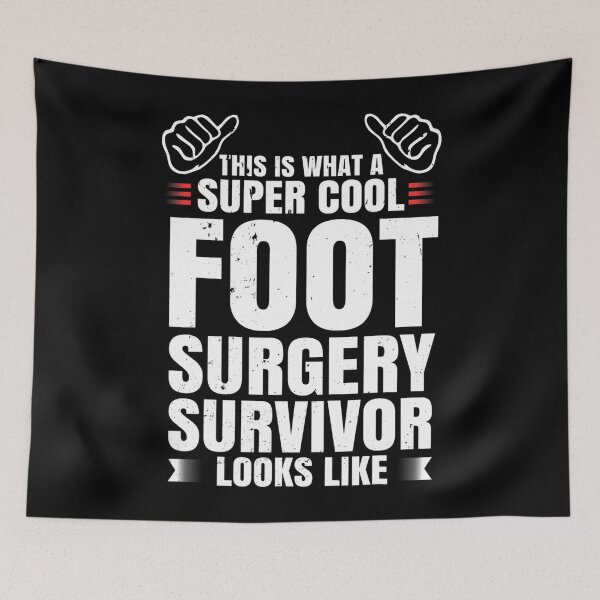 Item preview, Funny Foot Surgery Survivor Recovery Humor Get Well Gift designed and sold by seriouscapon242.