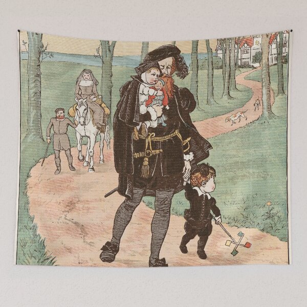 Item preview, The Babes in the Wood Pl 05 Randolph Caldecott English designed and sold by TeeARTHY.