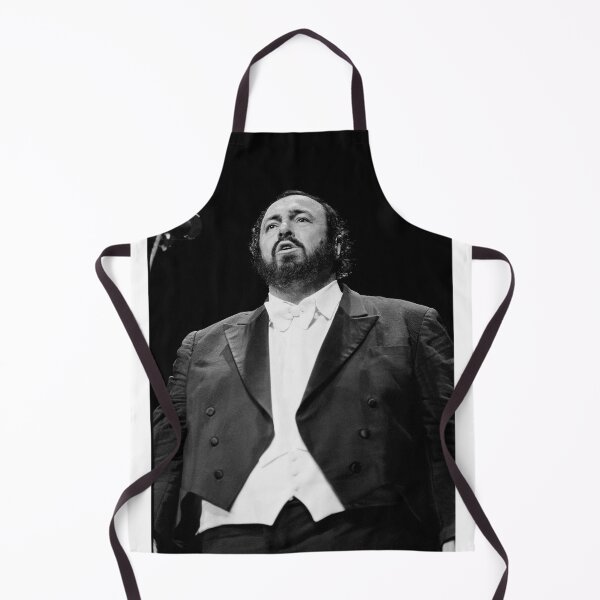 Item preview, Luciano Pavarotti - BW Photograph designed and sold by ConcertImages.