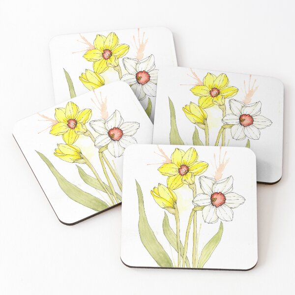 Item preview, Yellow and White Daffodils designed and sold by SunnyPainter.