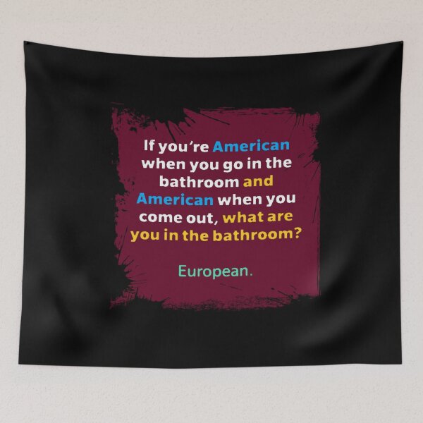 Item preview, EUROPEAN AMERICAN designed and sold by THE AMERICAN TEEVANGELIST.