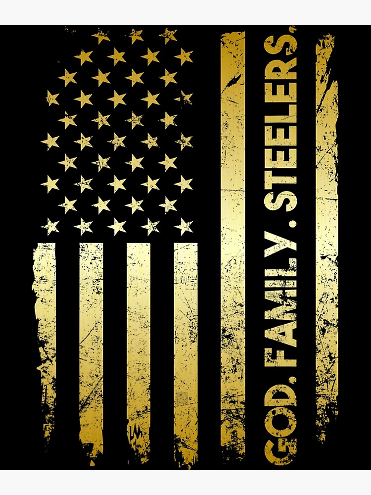 Shirts  Best Dad Ever Pittsburgh Steelers American Flag Version