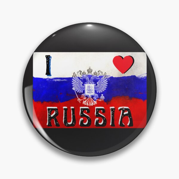 Item preview, I LOVE RUSSIA Russian Flag and Emblem Patriotic Pro Russia  designed and sold by LGbubble.
