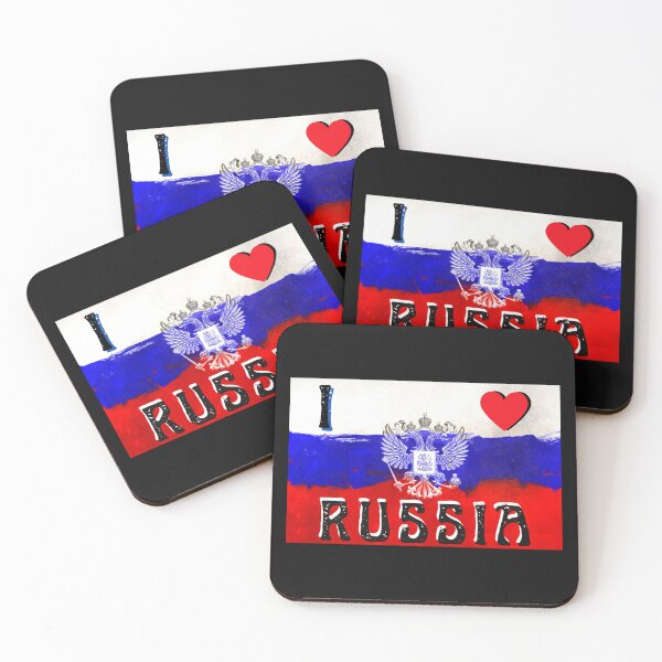 Item preview, I LOVE RUSSIA Russian Flag and Emblem Patriotic Pro Russia  designed and sold by LGbubble.