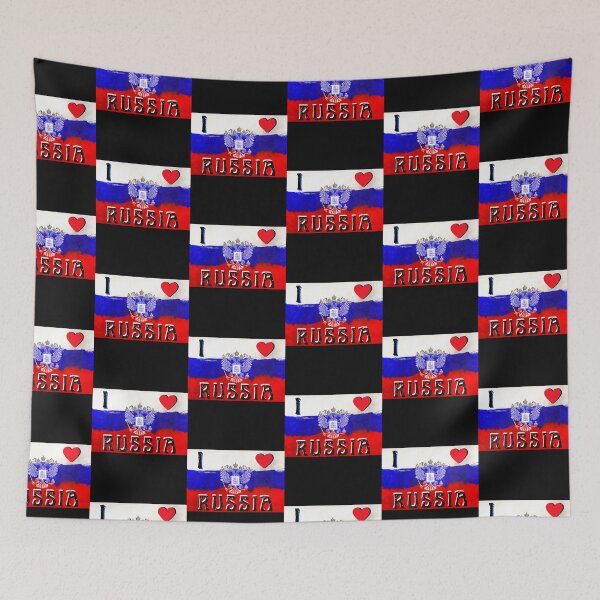 Item preview, I LOVE RUSSIA Russian Flag and Emblem Patriotic Pro Russia  designed and sold by LGbubble.