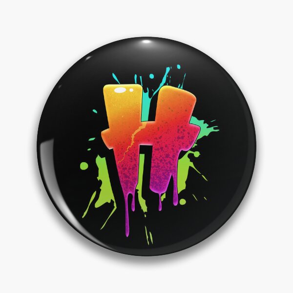 Item preview, Graffiti Letters H Letter Colorful Paint Splash Style designed and sold by ToTheNextLetter.