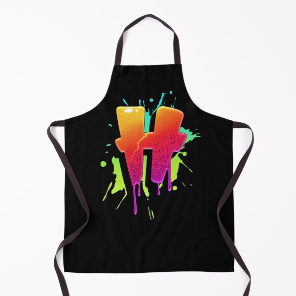 Item preview, Graffiti Letters H Letter Colorful Paint Splash Style designed and sold by ToTheNextLetter.