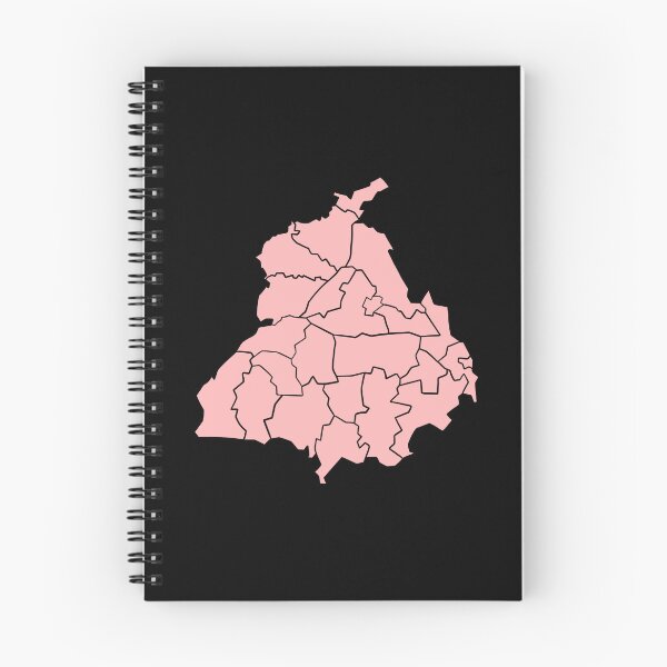 Artikelvorschau, Rosa Punjab-Karte entworfen und verkauft von jasleenM.