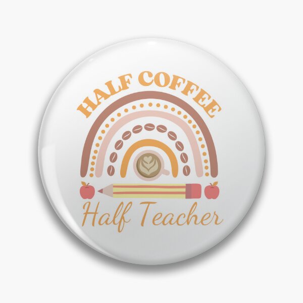 Artikelvorschau, Halb Kaffee, halb Lehrer Regenbogen zurück zur Schule entworfen und verkauft von Got2BSnazzy.