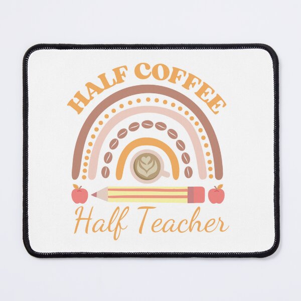 Artikelvorschau, Halb Kaffee, halb Lehrer Regenbogen zurück zur Schule entworfen und verkauft von Got2BSnazzy.