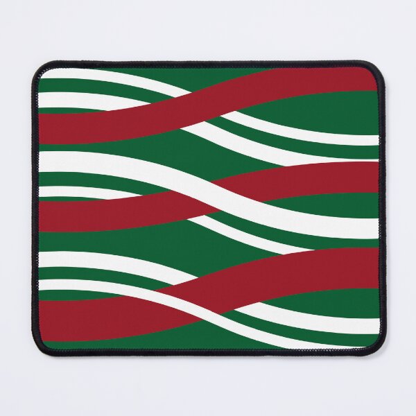Item preview, Red, White, Green Interlocking Waves designed and sold by PSCSCo.