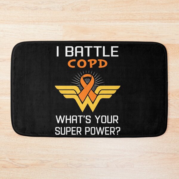 Item preview, I Battle COPD What's Your Super Power Support COPD Warrior Gifts  designed and sold by Sabfit.