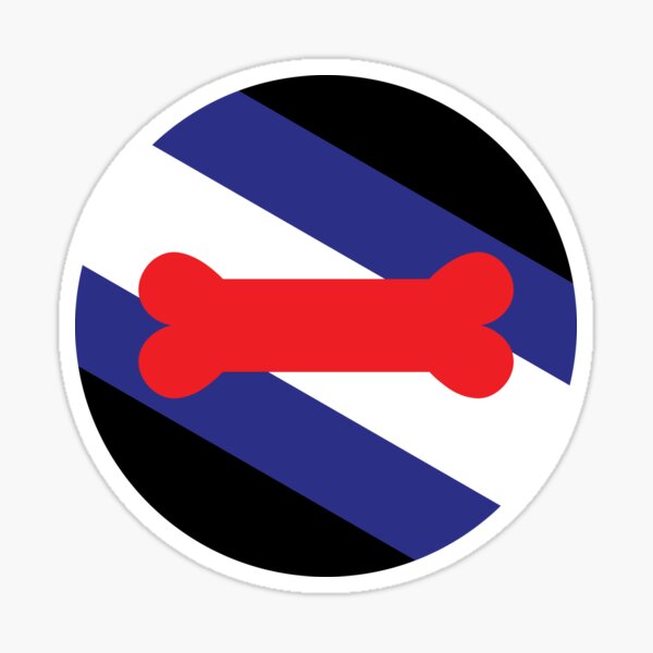 Puppy/Dog Kink Flag Sticker