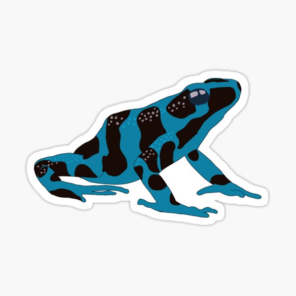 Item preview, Blue Poison Dart Frog designed and sold by zoocuties.
