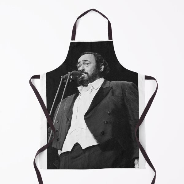Item preview, Luciano Pavarotti - BW Photograph designed and sold by ConcertImages.