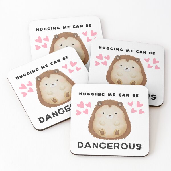 Item preview, Hugging me Can Be Dangerous Porcupine T-shirt designed and sold by Nerdygirlteez.