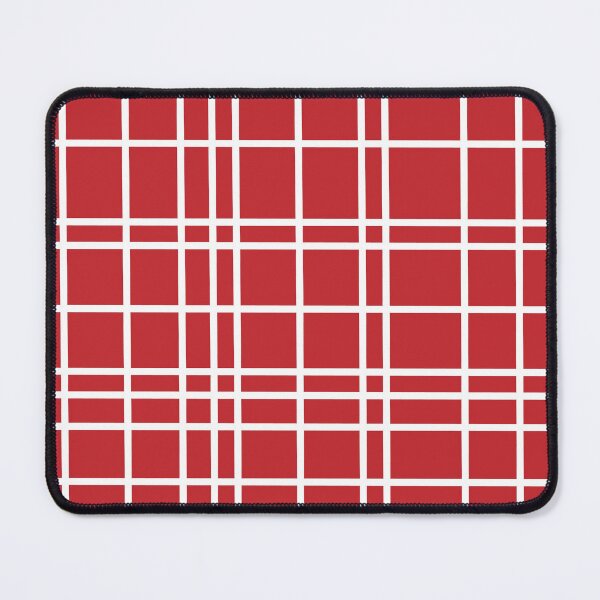 Item preview, White Plaid Over Red designed and sold by PSCSCo.