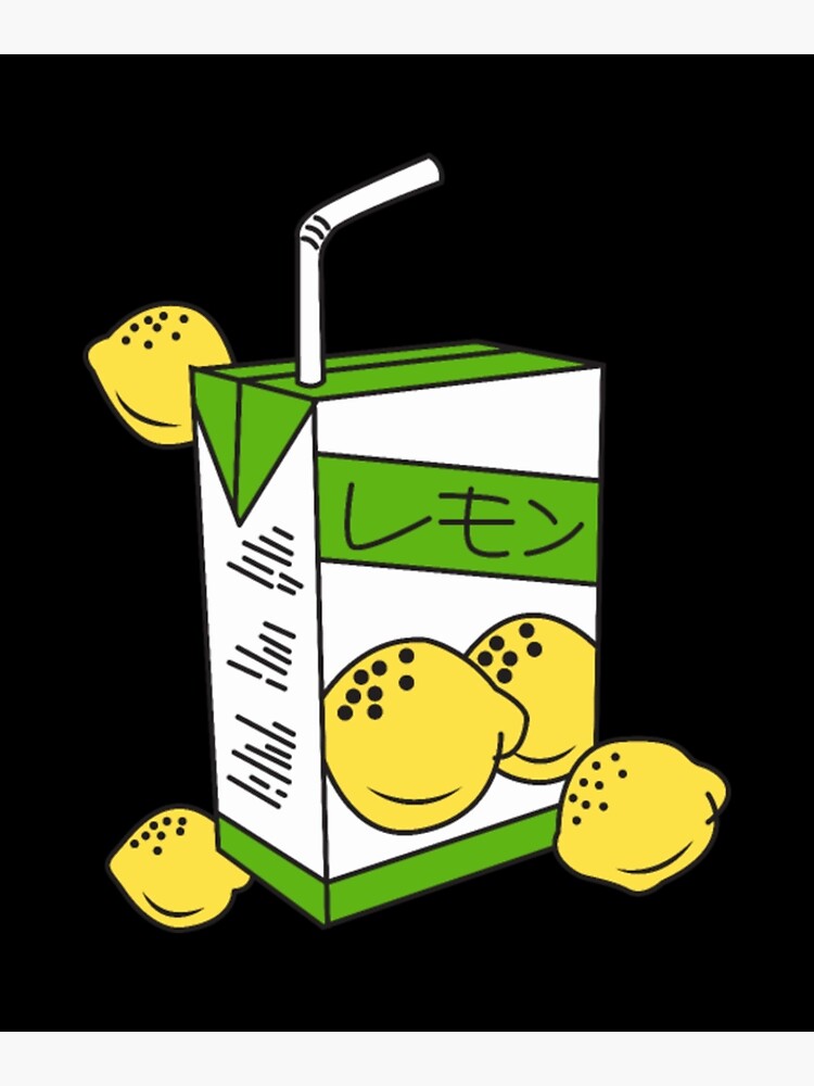 Japanese Juice Box Poster For Sale By Onesube Redbubble