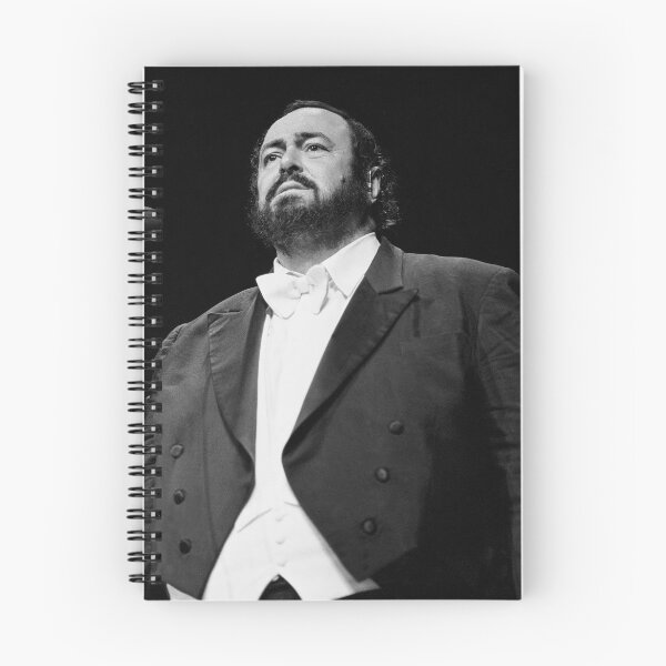 Item preview, Luciano Pavarotti - BW Photograph designed and sold by ConcertImages.