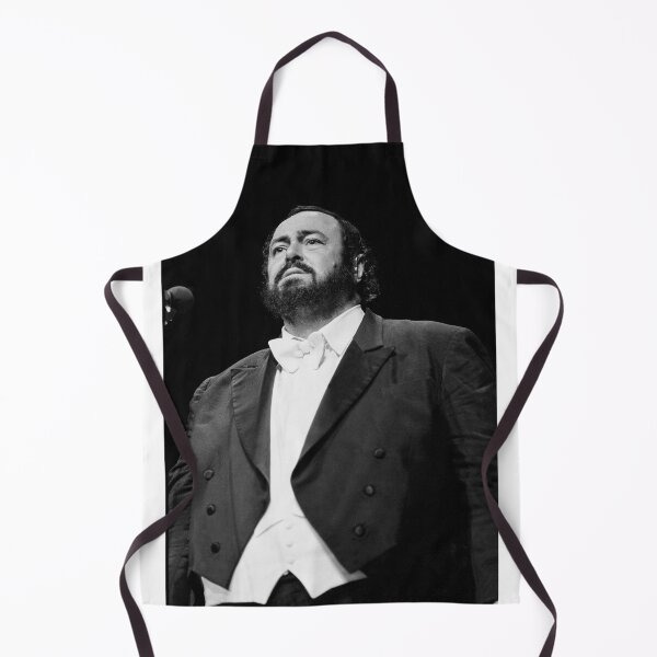 Item preview, Luciano Pavarotti - BW Photograph designed and sold by ConcertImages.