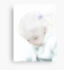 white pearl Canvas Print