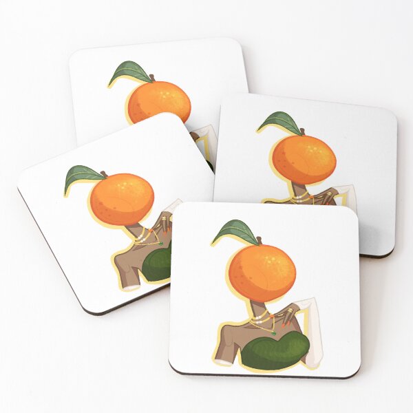 Aperçu de l'œuvre Tête orange créée et vendue par ScribbleWaffle.