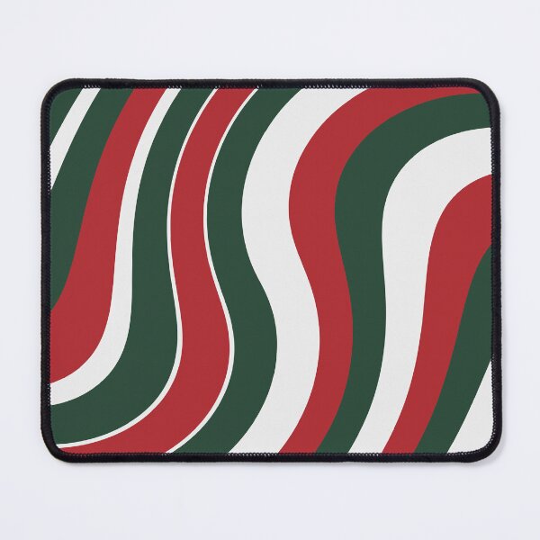 Item preview, Red Green White Swirls designed and sold by PSCSCo.