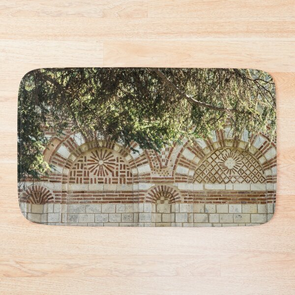 Item preview, Brickwork Like Embroidery - Byzantine Designs of Red Bricks and White Stones designed and sold by Georgia Mizuleva.