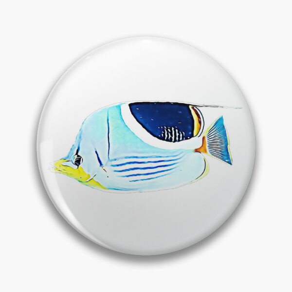 Item preview, Saddled Butterfly Fish - Reef Fish of Fiji designed and sold by OceanVentures.