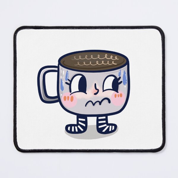 Aperçu de l'œuvre Tasse à café anxieuse créée et vendue par Mod-Mtkstudio.