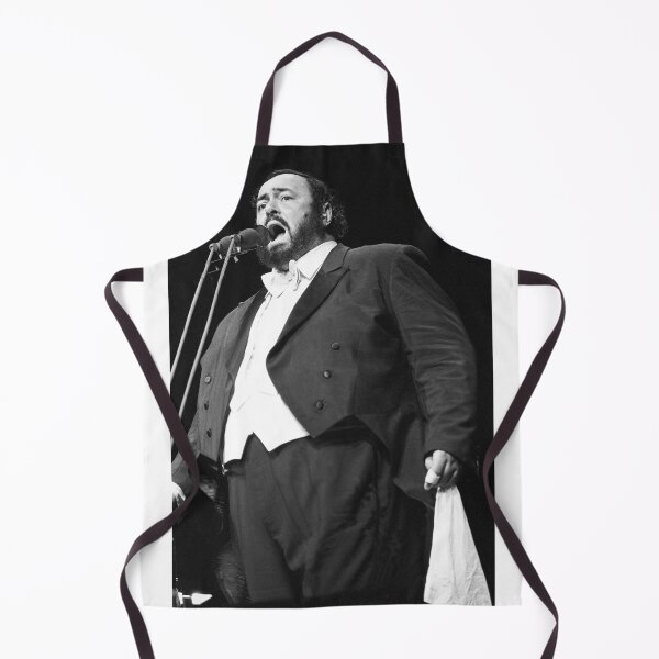 Item preview, Luciano Pavarotti - BW Photograph designed and sold by ConcertImages.