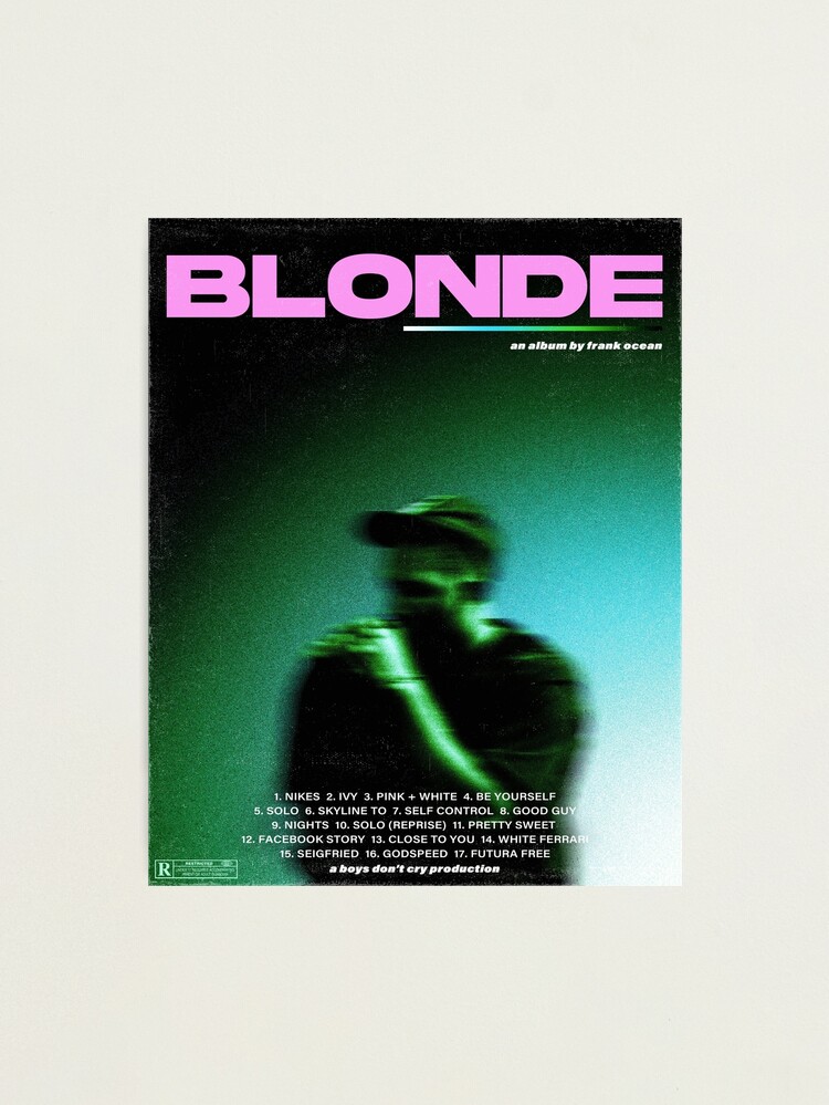 Thumbnail 1 of 3, Photographic Print, Frank Ocean Blonde "Movie Poster" designed and sold by JoeMahoney.