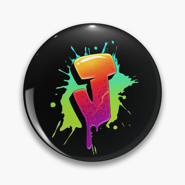 Item preview, Graffiti Letters J Letter Colorful Paint Splash Style designed and sold by ToTheNextLetter.