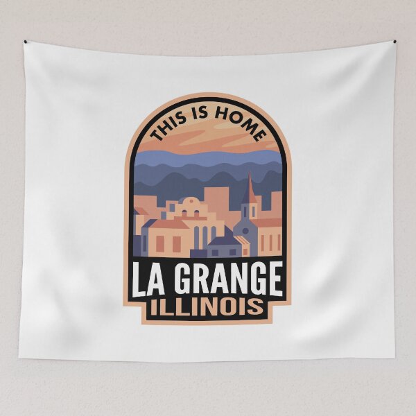 Aperçu de l'œuvre Downtown La Grange Illinois This is Home créée et vendue par HalpinDesign.