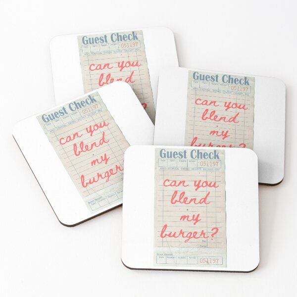 Item preview, Guest Check Can You Blend My Burger? designed and sold by PODLAVADIA ⭐ ⭐ ⭐ ⭐ ⭐.