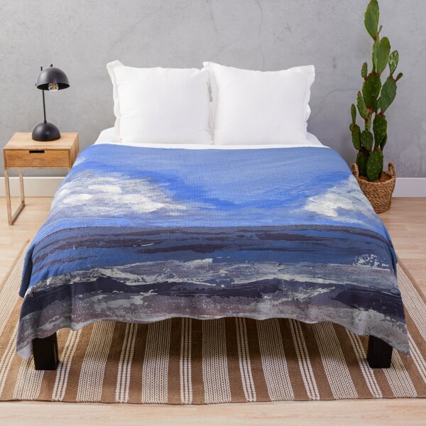 Item preview, Ocean Blue Acrylic Painting designed and sold by MadeByDiana.