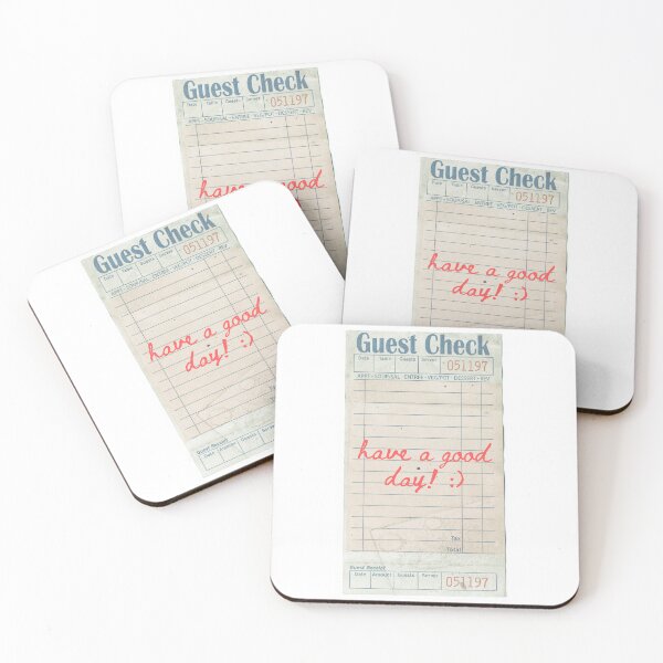 Item preview, Guest Check Have A Good Day designed and sold by PODLAVADIA ⭐ ⭐ ⭐ ⭐ ⭐.