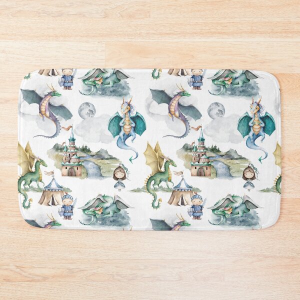 Item preview, Dragons and Knights Print designed and sold by hsiangyc.