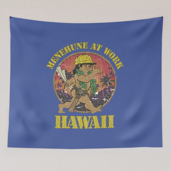 Item preview, Menehune at Work 1986 designed and sold by KateMellor.