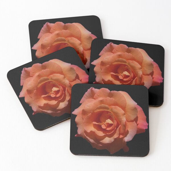 Item preview, Sunrise Rose on Black Background designed and sold by SunriseRose.