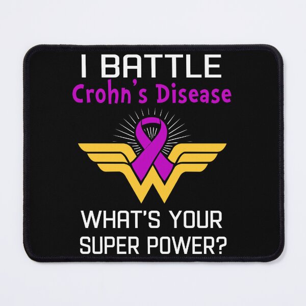 Item preview, I Battle Crohn's Disease What's Your Super Power Support Crohn's Disease Warrior Gifts designed and sold by Sabfit.