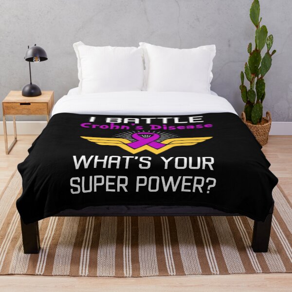 Item preview, I Battle Crohn's Disease What's Your Super Power Support Crohn's Disease Warrior Gifts  designed and sold by Sabfit.