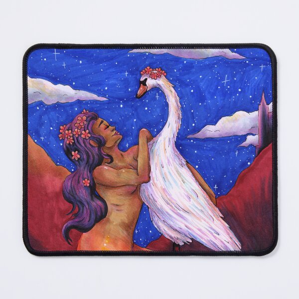 Item preview, The Mermaid and her Swan designed and sold by AvalonUnmuzzled.