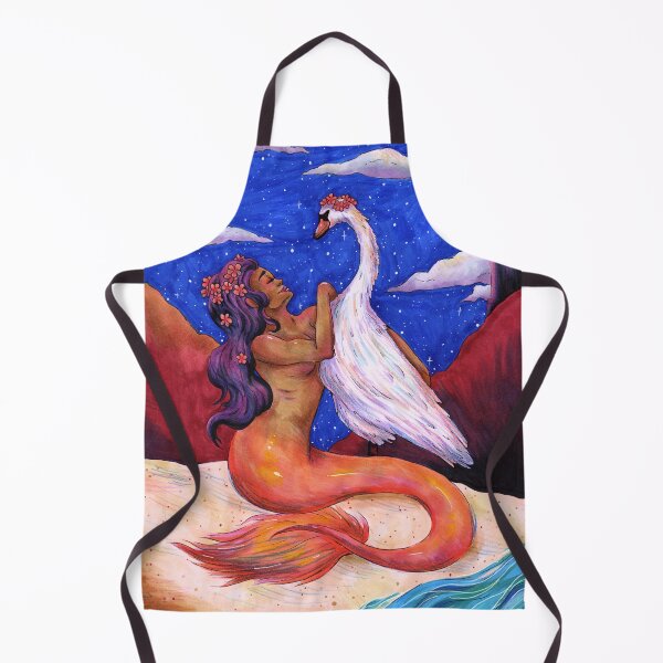 Item preview, The Mermaid and her Swan designed and sold by AvalonUnmuzzled.