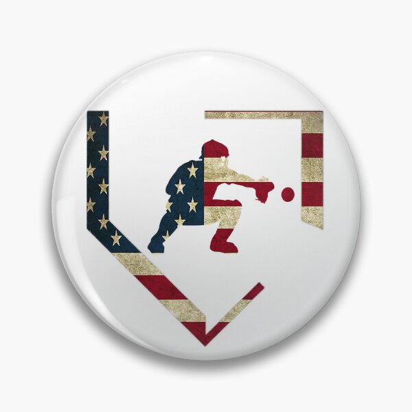 Item preview, High School Baseball Catcher Gear American Flag Gift Sports designed and sold by MichelSorour.