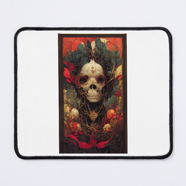 Item preview, Red elemental skull designed and sold by Jim Clyde Monge.