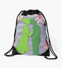 Spring Kiss #3 Drawstring Bag